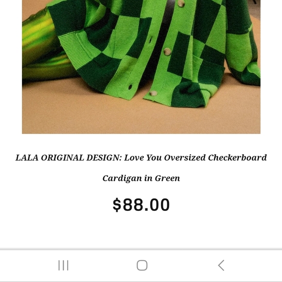 Dressed in LALA Tops Womens Lala Medium Checkered Cardigan Poshmark